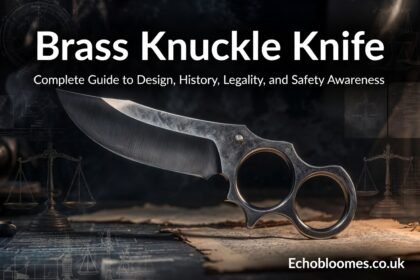 Brass knuckle knife