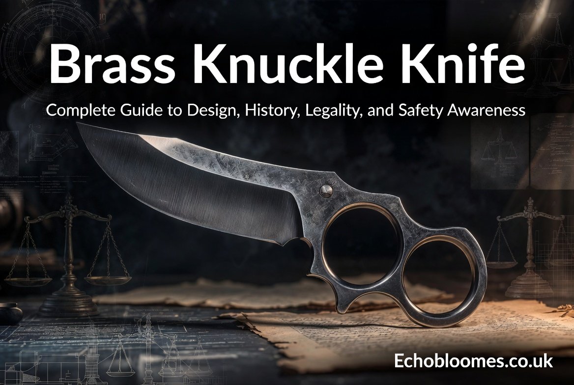 Brass knuckle knife