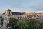 Historic European cathedral representing the Reformation era of John Calvin's life in Geneva
